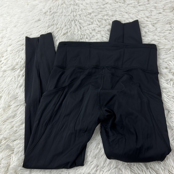Lululemon Fast & Free 7/8 Tight II *Non-Reflective Nulux 25" Black - Picture 3 of 4